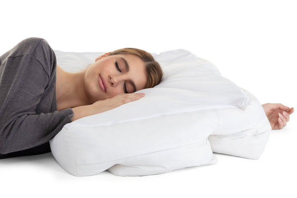 woman using wife pillow