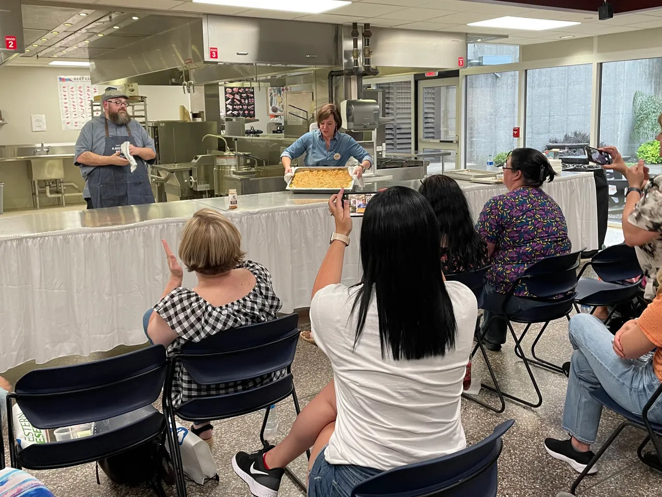 Cooking Demonstration at Stark State College for Western Reserve PBS