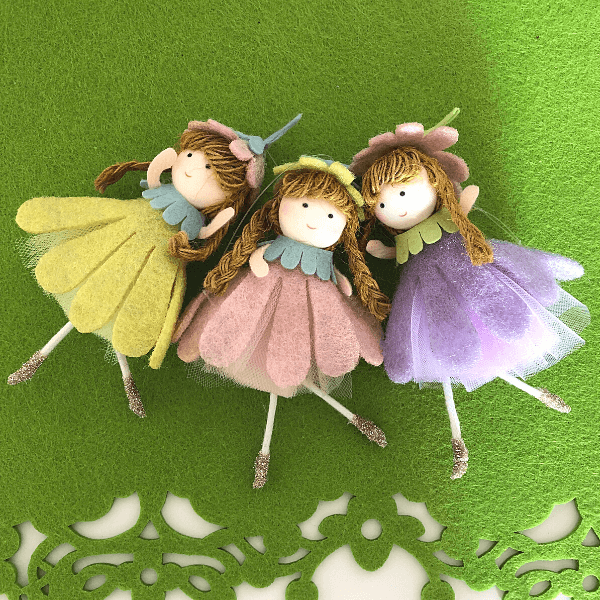 Handmade Butterfly and Flower Dolls - Adornbly