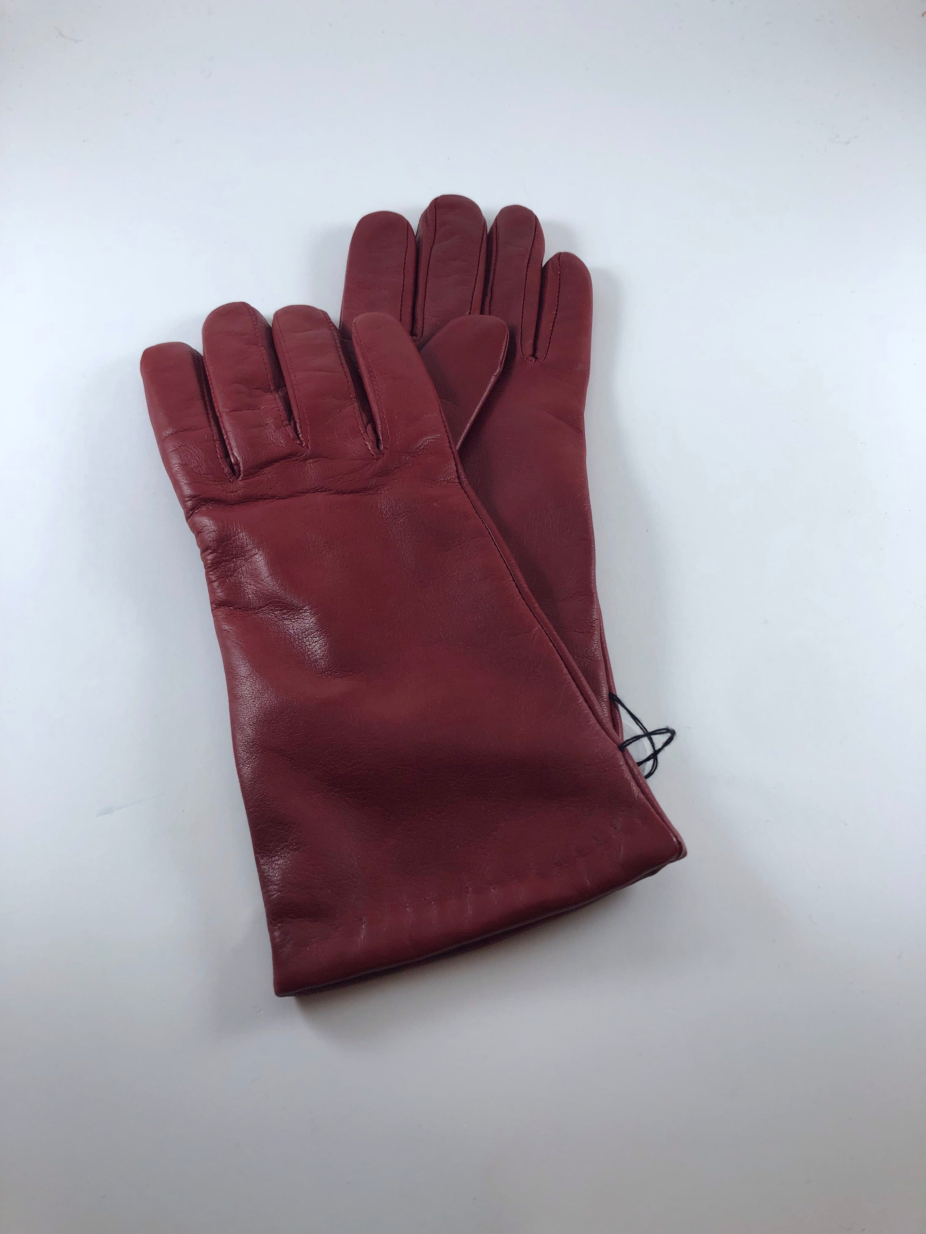Ruby Italian Leather gloves cashmere lined – Mickle Macks Haberdashery