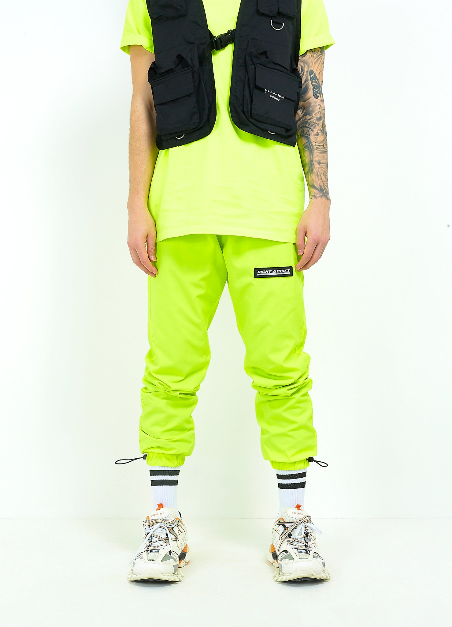 neon tracksuit bottoms