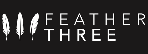 Logo of Feather Three for Our Story Page