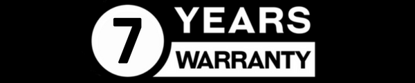 7 year warranty by Mesa Steam Showers present by FindYourBath.com