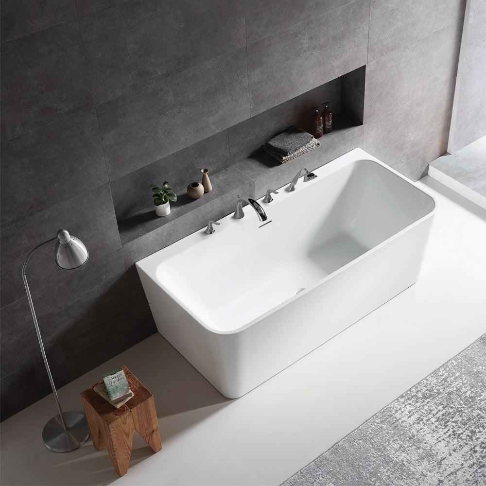 Aubrey 67 x 31.5 Air Jet Freestanding Bathtub – Vinnova Design