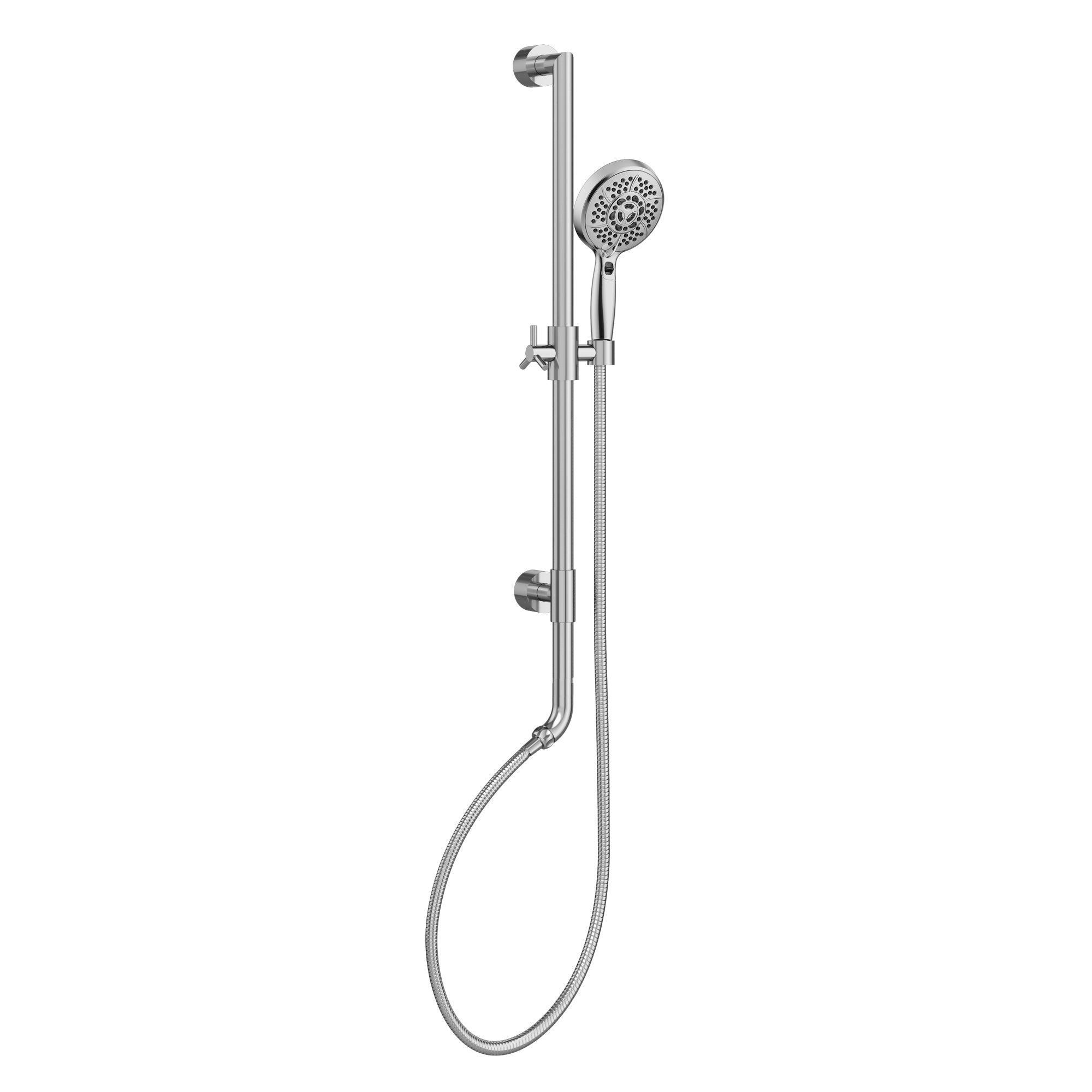 Pulse ShowerSpas 1010-CH Adjustable Slide Bar Chrome