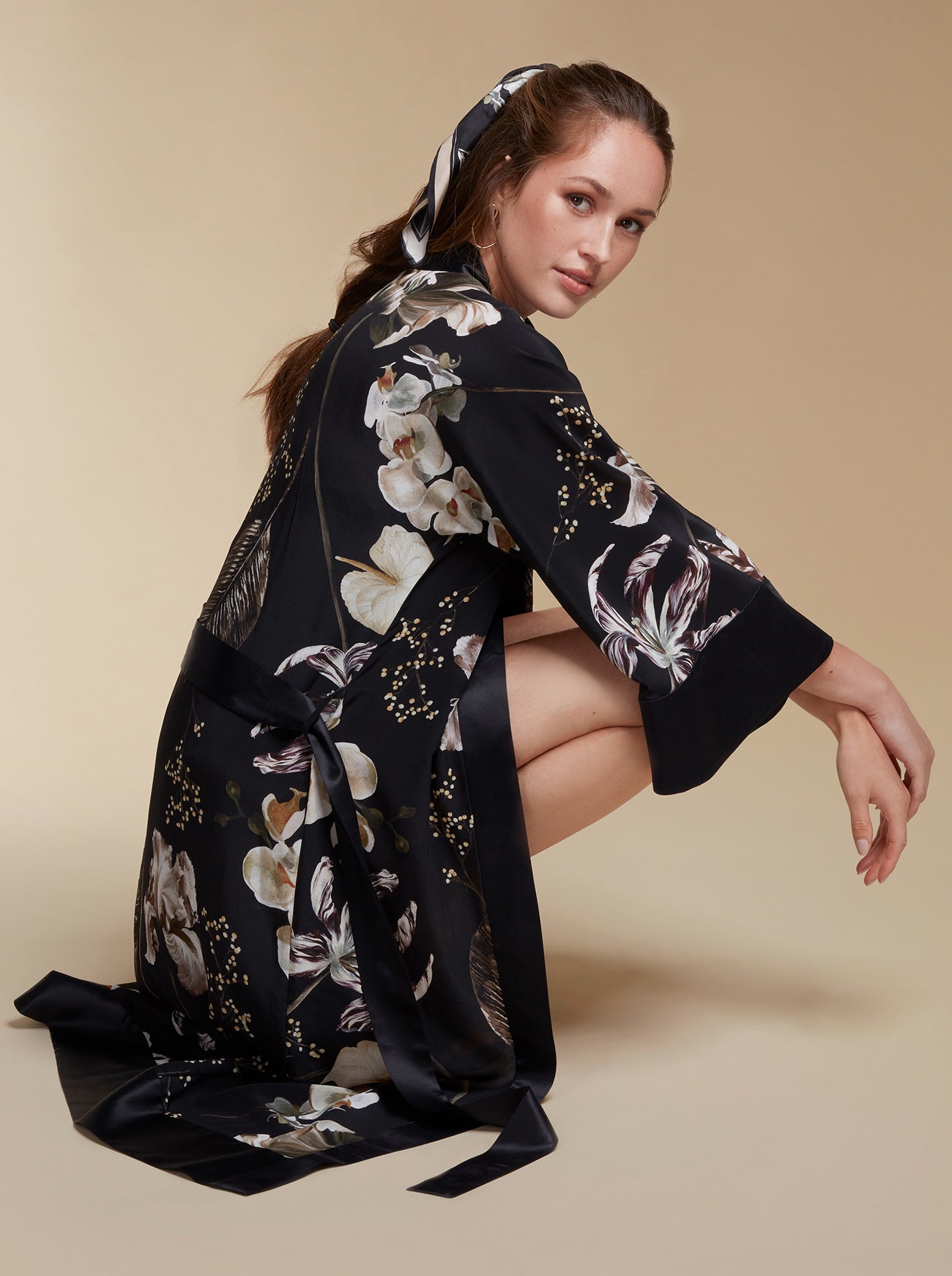 Alison Silk Kimono Robe – KAYLL