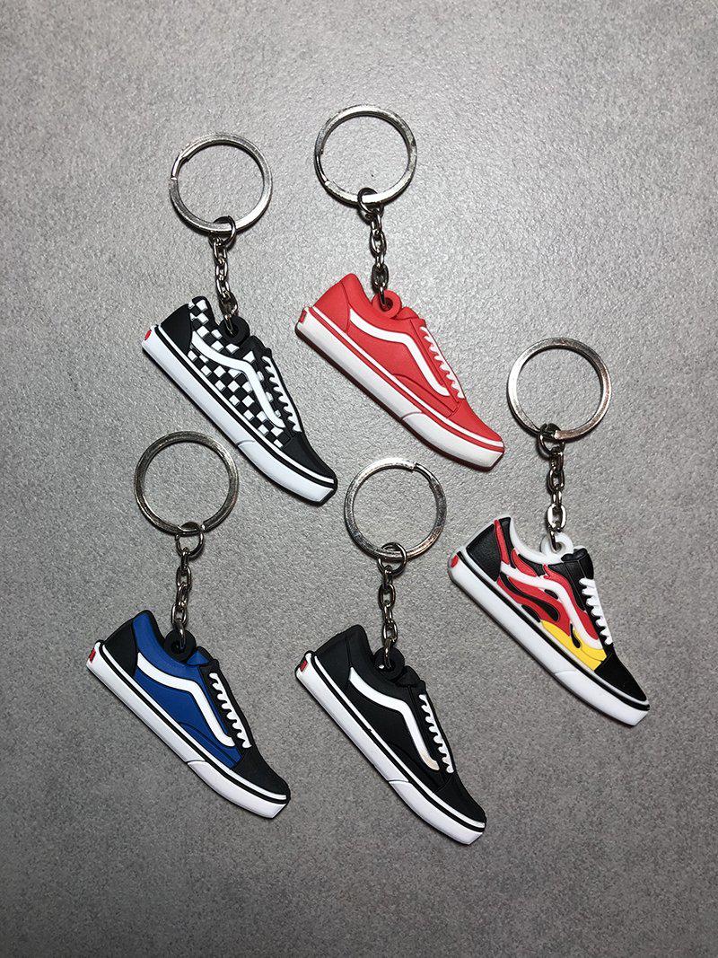 vans slip on keychain