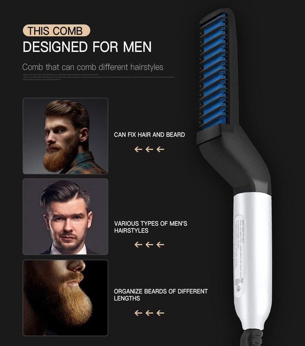 Touch Beard Hair Straightener Comb