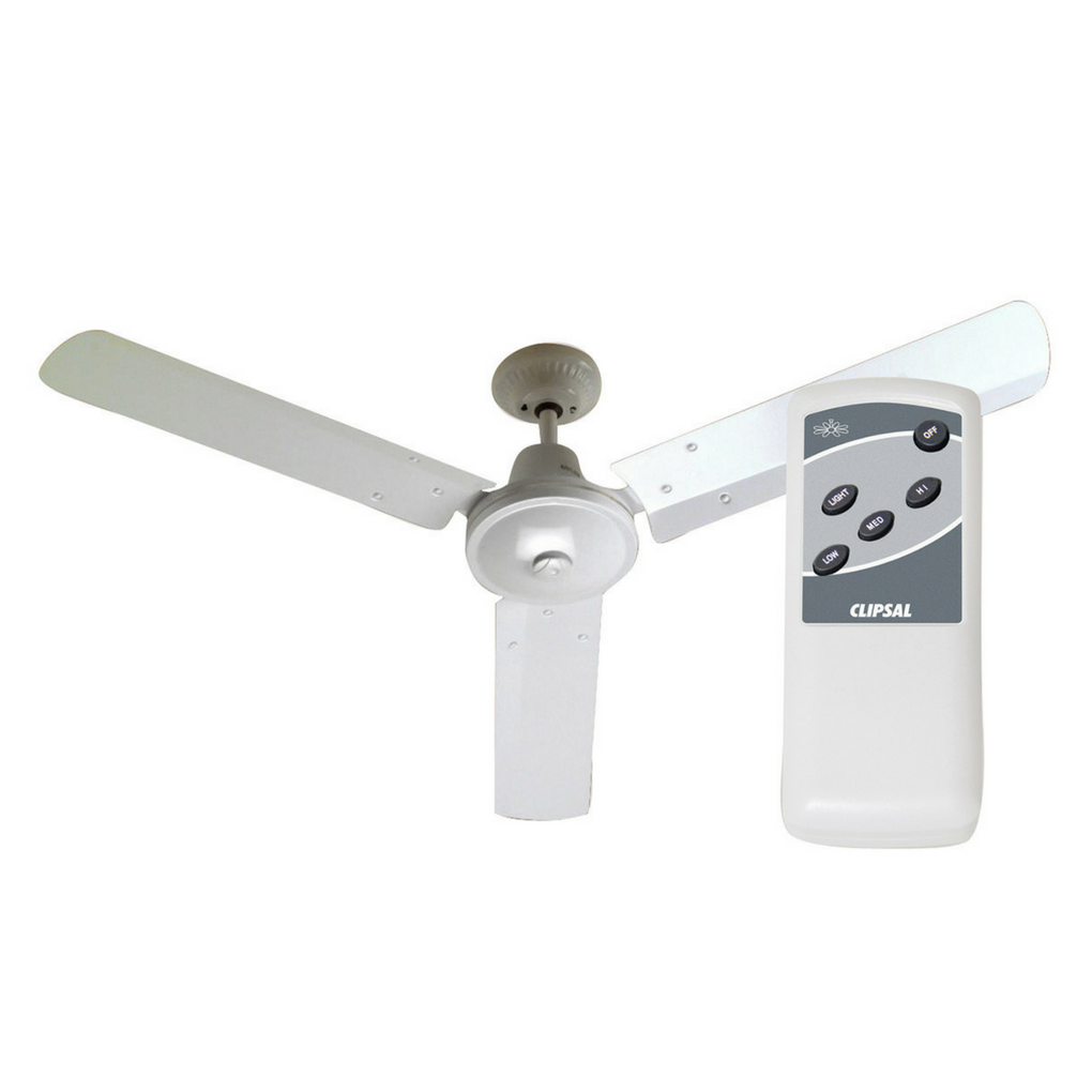 Clipsal Air Flow 3 Blade 1200mm J Hook Ceiling Fan Darwin Cooling