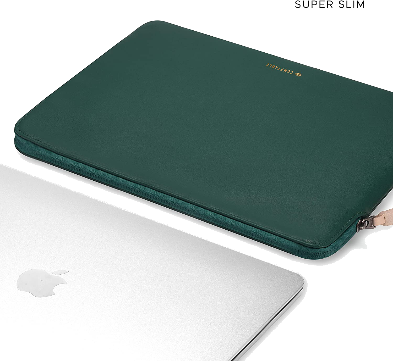 Laptop Sleeve 13'' Compatible for MacBook Pro & Air, PU Leather Waterp