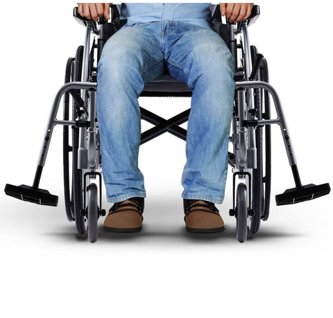 Allows for easy transfer, on and off the wheelchair and detaches with no tools required.