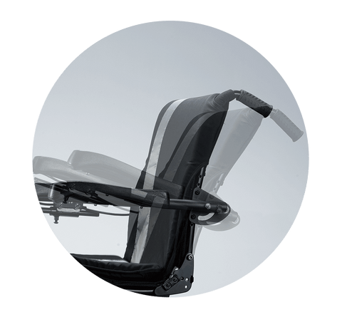 Angle Adjustable Backrest according to the individual’s body size and unique posture requirements.