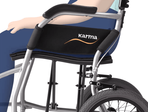 The S-Ergo Seating is a patented seating system which; helps promote pressure relief and helps to stop the user sliding forward in the seat.