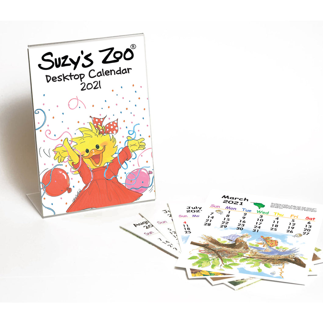 Suzy's Zoo 2021 Desktop Calendar – Suzy's Zoo Store