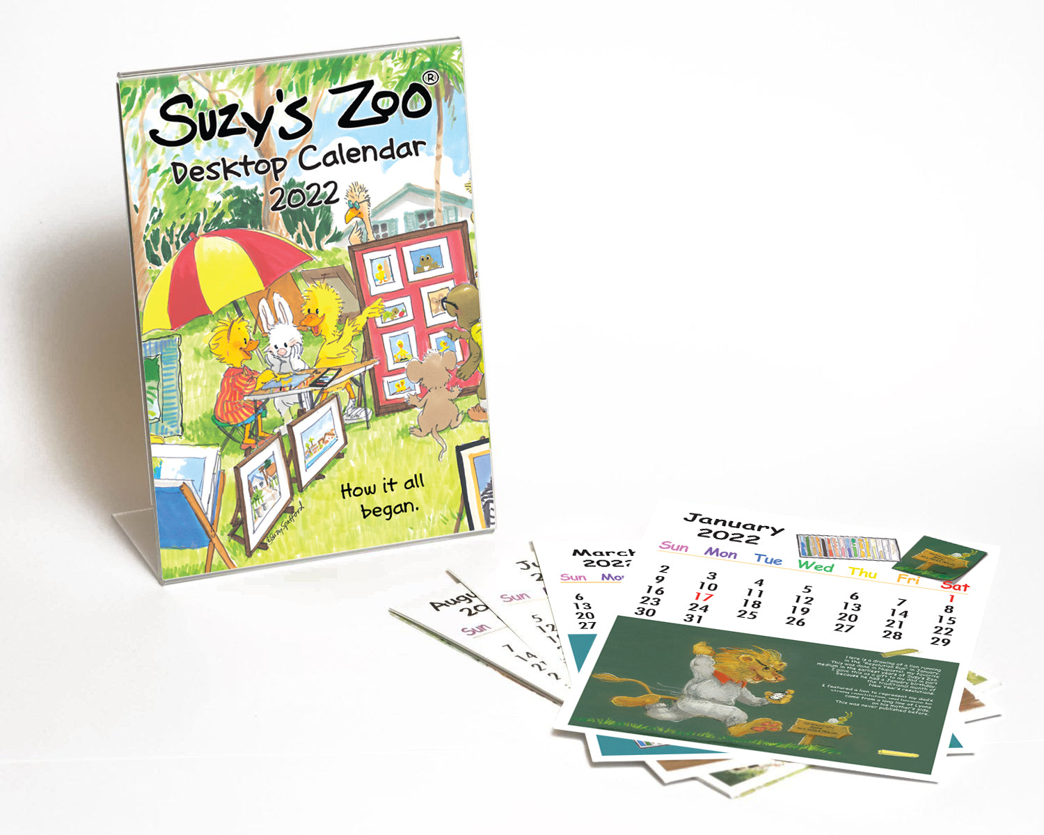 Suzy's Zoo 2022 Desktop Calendar Suzy's Zoo Store