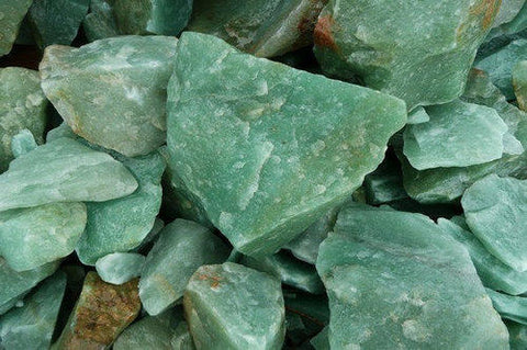 Bâton de massage acupression en Aventurine verte du Brésil Grade A ++++