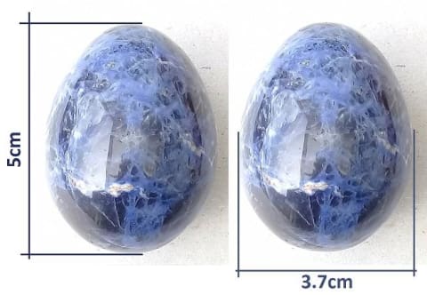 uf Tantra Yoni en Sodalite Grade A++++ modèle XL