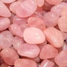 Rose Quartz tumbled stone Grade A +++