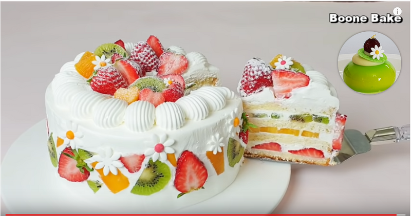 Recipe Fresh Fruit Cream Cake Bee Mission 