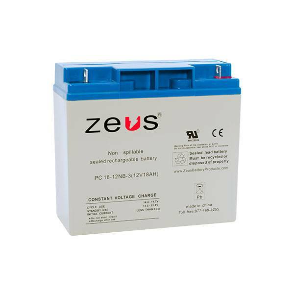 Battery Replacement for Zeus Battery PC18-12NB