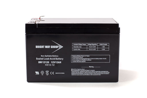 Bright Way Group BW 6120 F2 - 6V 12AH SLA Battery — Battery Wholesale