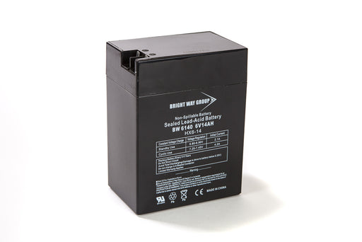 6V 12Ah Battery, Sealed Lead Acid battery (AGM), B.B. Battery BP12-6, VdS,  151x50x94 mm (LxWxH), Terminal T2 Faston 250 (6,3 mm)