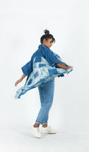 Load image into Gallery viewer, Indigo Strokes Long Shirt-Resha.in