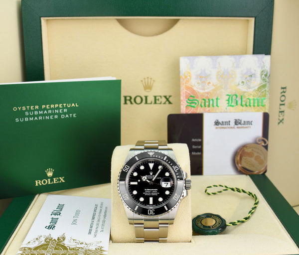 Rolex Submariner Kermit Date Stainless Steel Black 41mm Dial