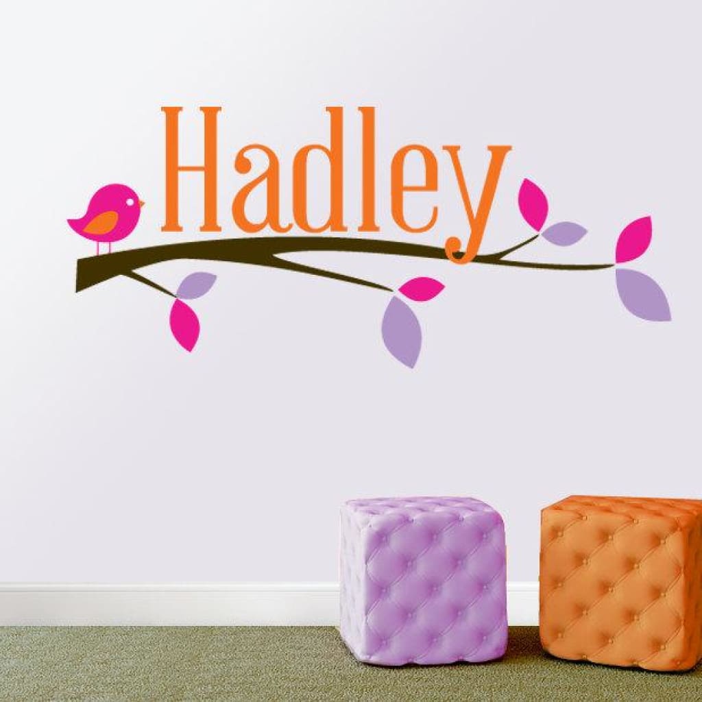 Girls Wall Decal, Name Decal DB198 