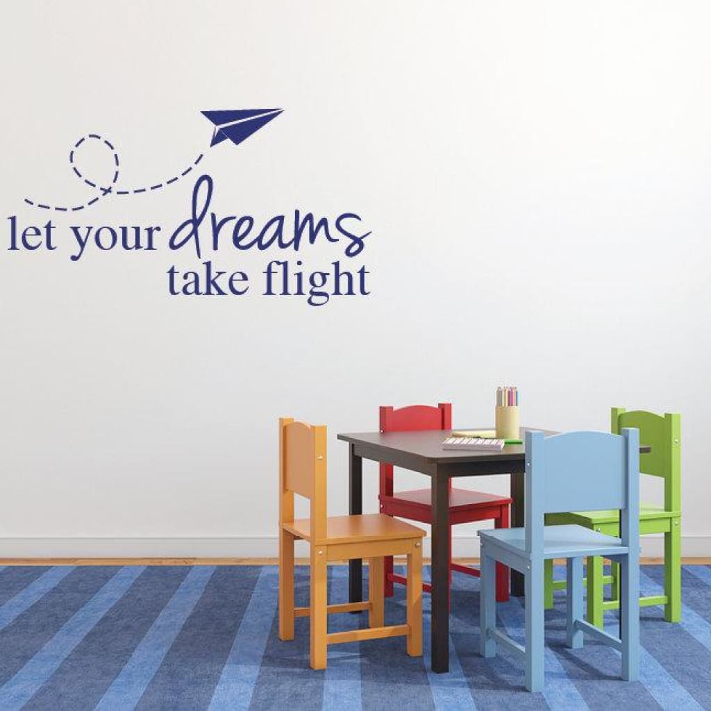 Kids Airplane Decor Wall Decal Quotes Db230 Designedbeginnings