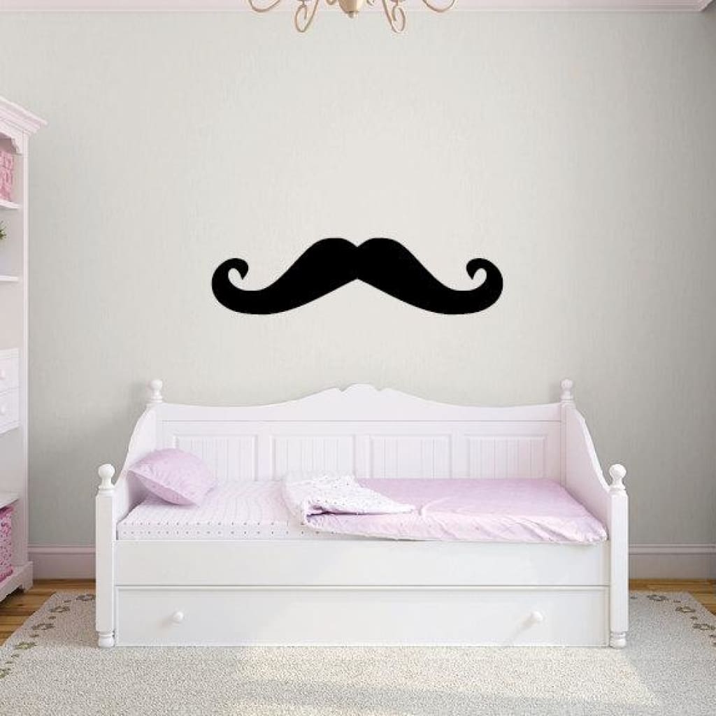 Large Mustache Decal Sticker Teen Girl Decor Db351 Designedbeginnings