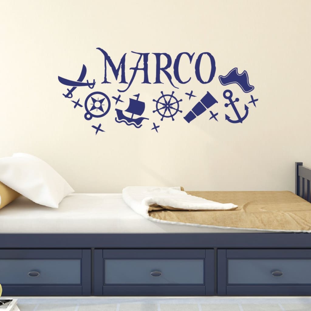 Pirate Decor Wall Stickers For Bedroom Db195