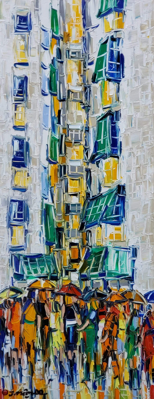 COIN STREET ▪︎16X40X2 ▪︎OILS ▪︎TEXTURED