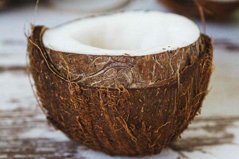 half of a coconut