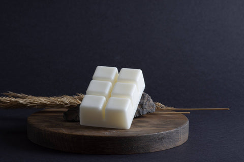 Wax melt in the shape of snappable cubes