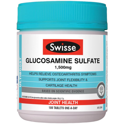Swisse Ultiboost Glucosamine Sulfate 1500mg 180 Tabs