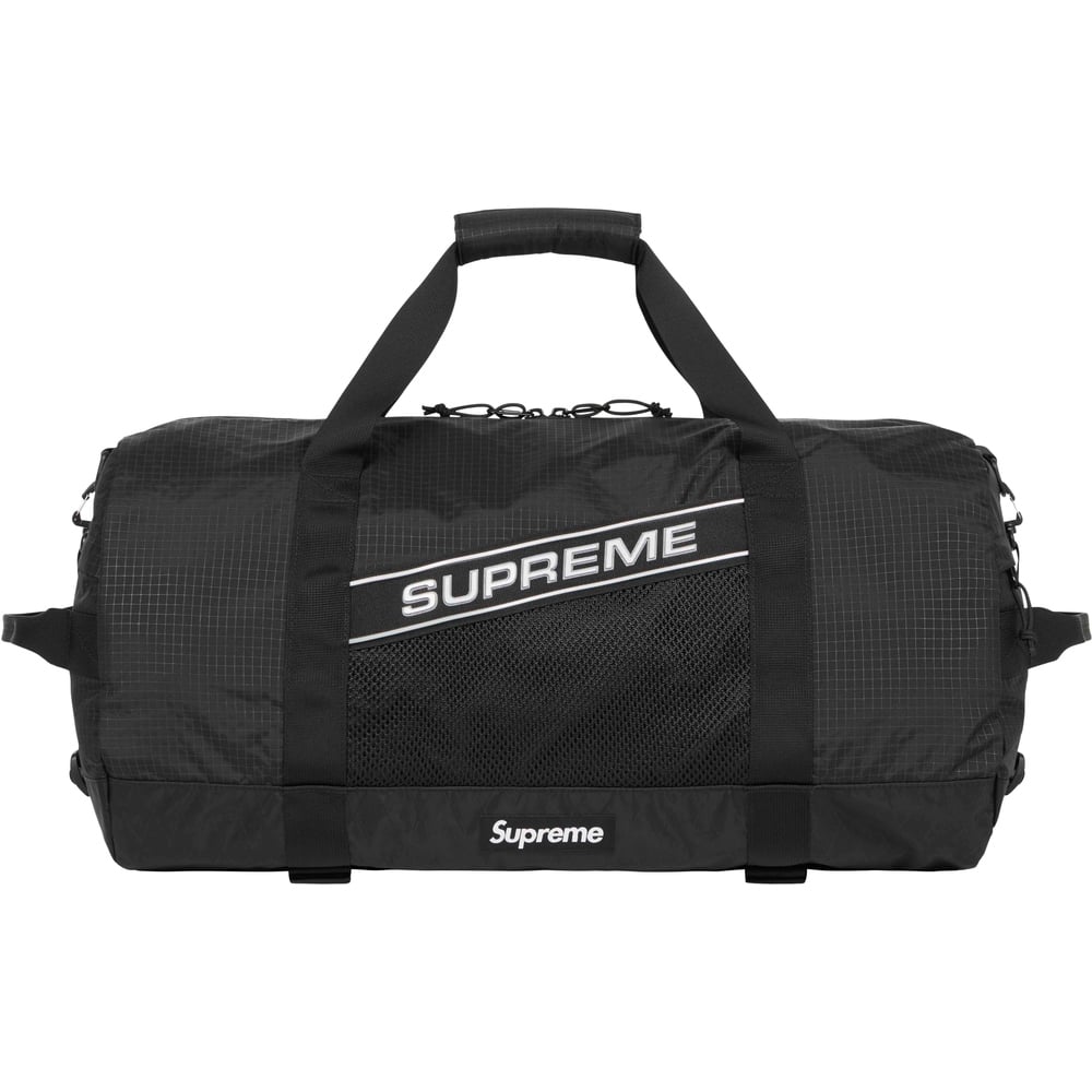 supreme duffle bag red