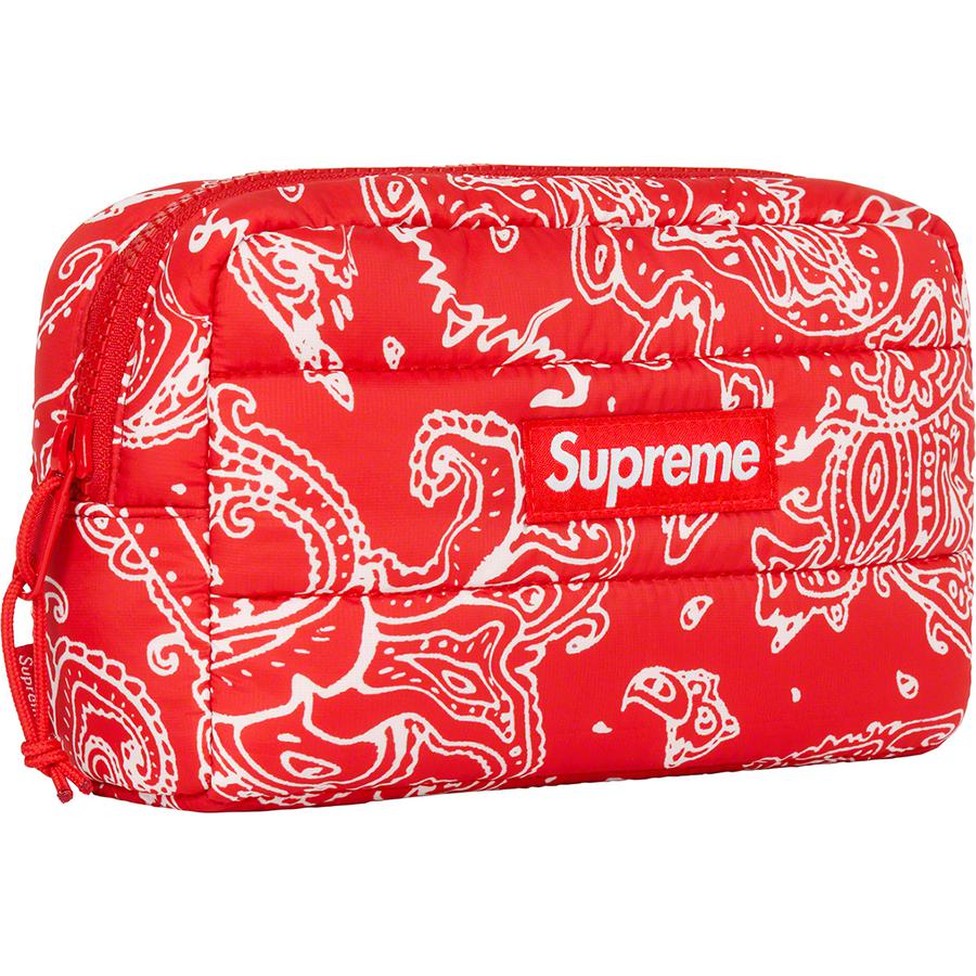 【Supreme】 Puffer Pouch 人気カラーRED