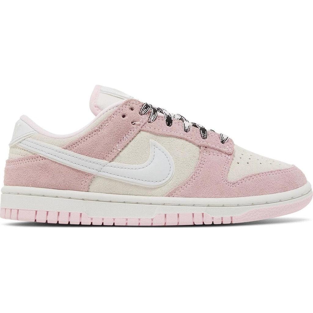 nike dunk low pink foam red