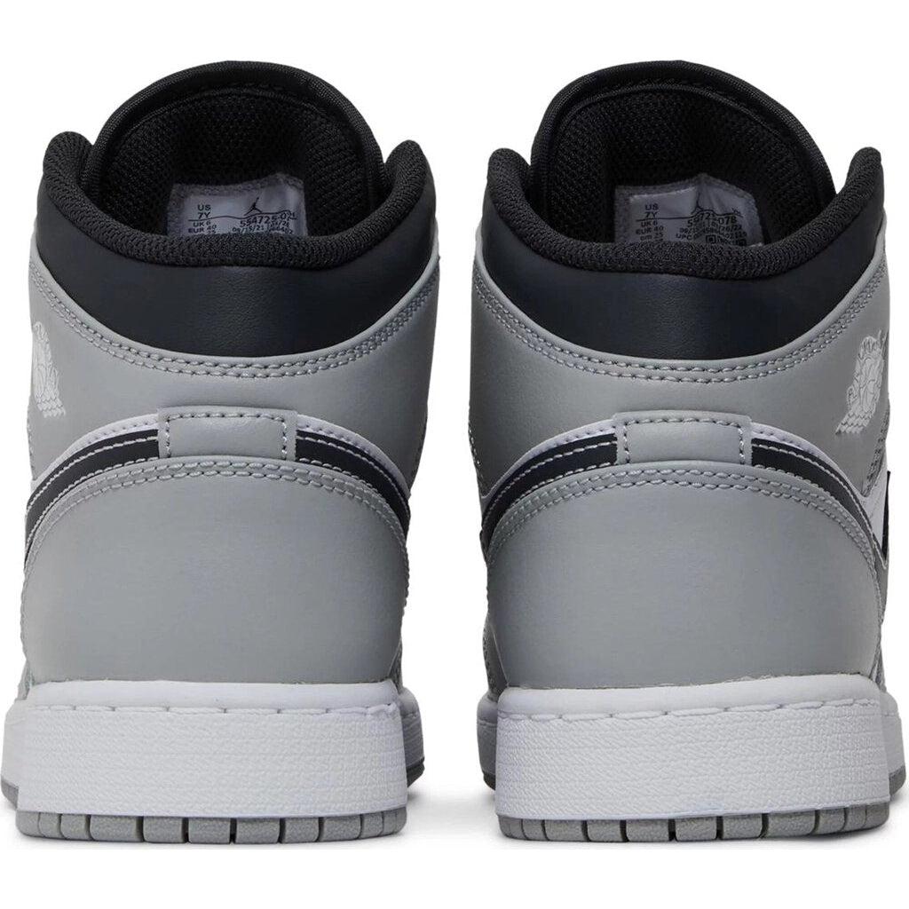 air jordan mid light smoke grey gs