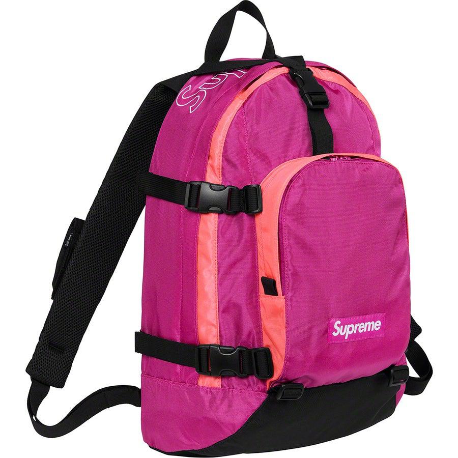 supreme magenta backpack