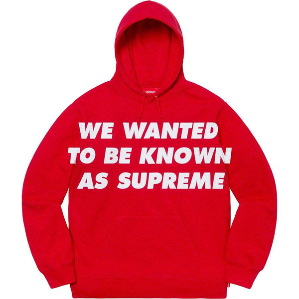 supreme known as hoodie