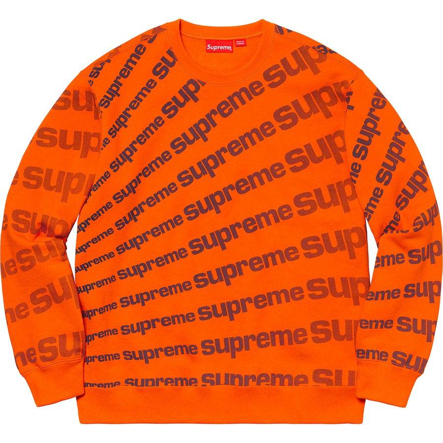 Buy Supreme Scatter Text Crewneck (Multi) Online - Waves Never Die