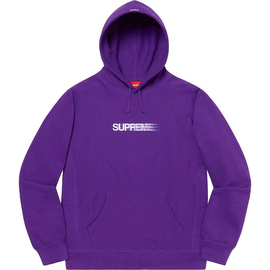 Supreme Motion Logo light Blue Hoodie