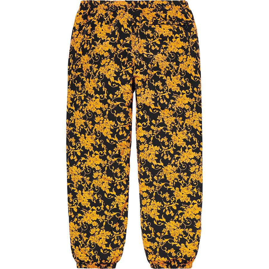 supreme warm up pant black floral