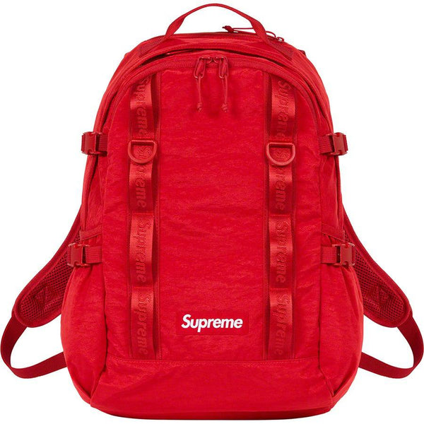 red supreme back pack