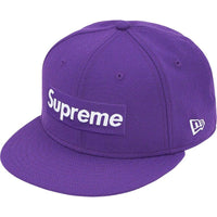 Supreme Box Logo Mesh Back New Era® (Navy) - Waves Never Die