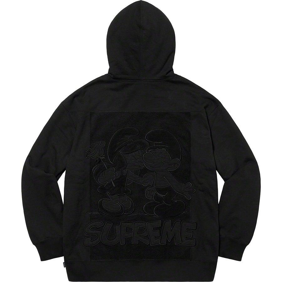 supreme x smurfs hoodie