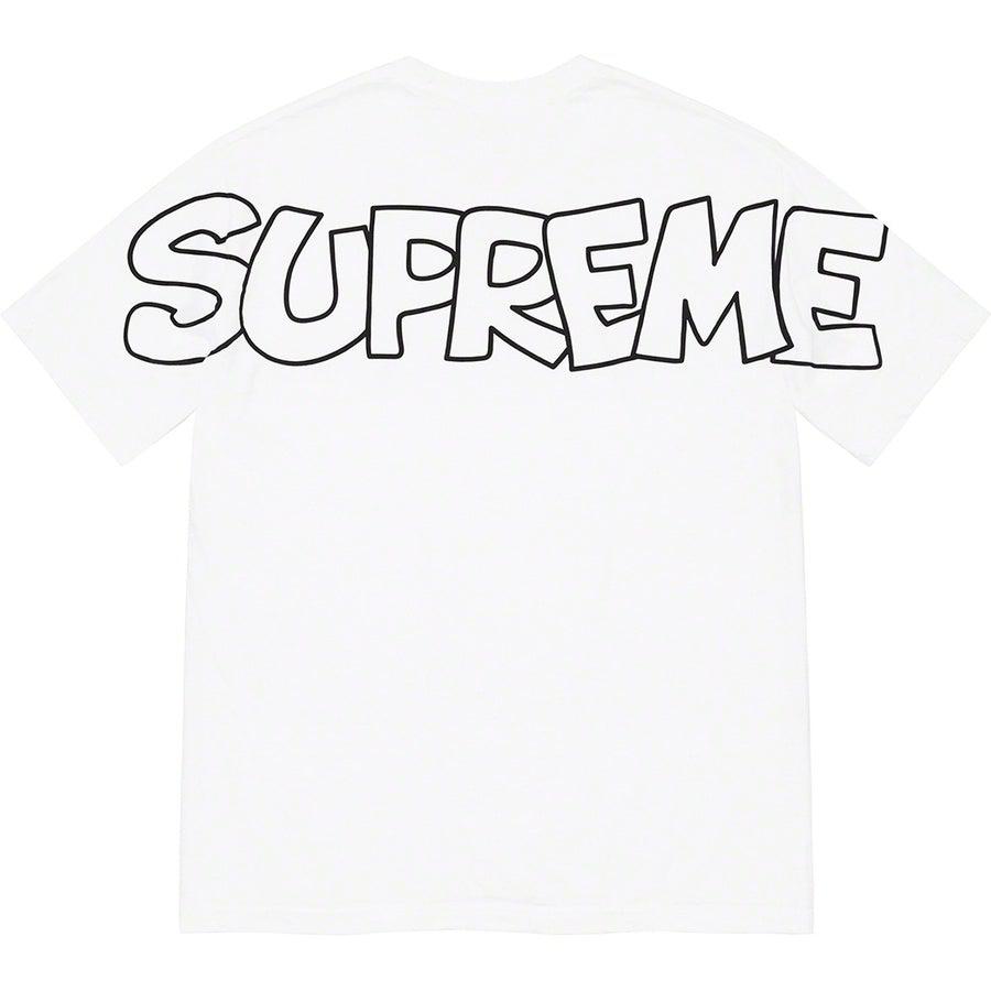 supreme smurf tee red