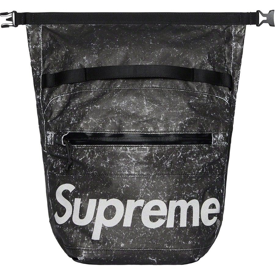 supreme waterproof reflective speckled shoulder bag black